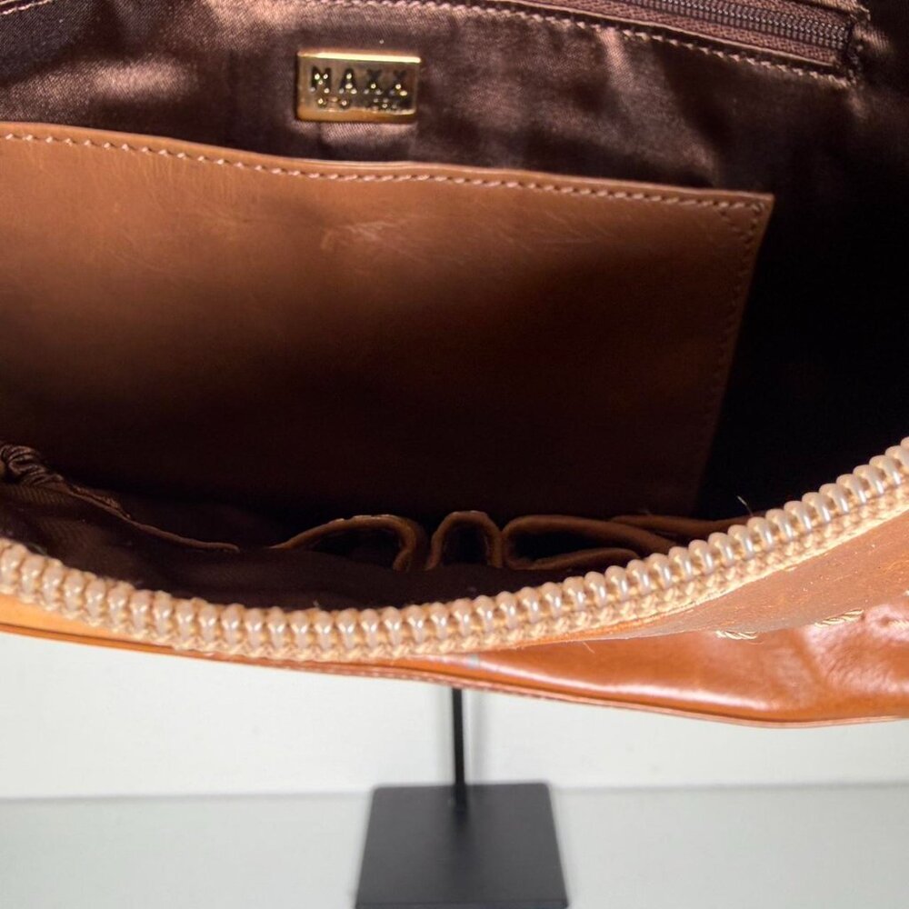 2000s Stitched Patchwork Leather Shoulder Bag - image 5